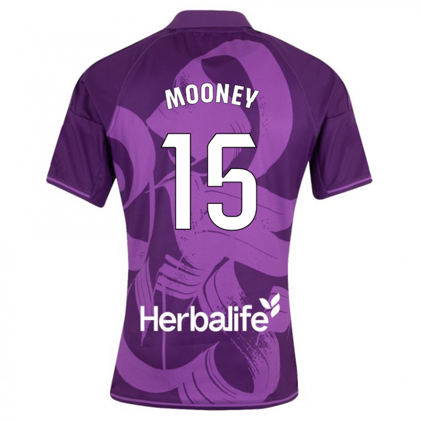 Niño Camiseta Fionn Mooney #15 Violeta 2ª Equipación 2023/24 La Camisa Argentina