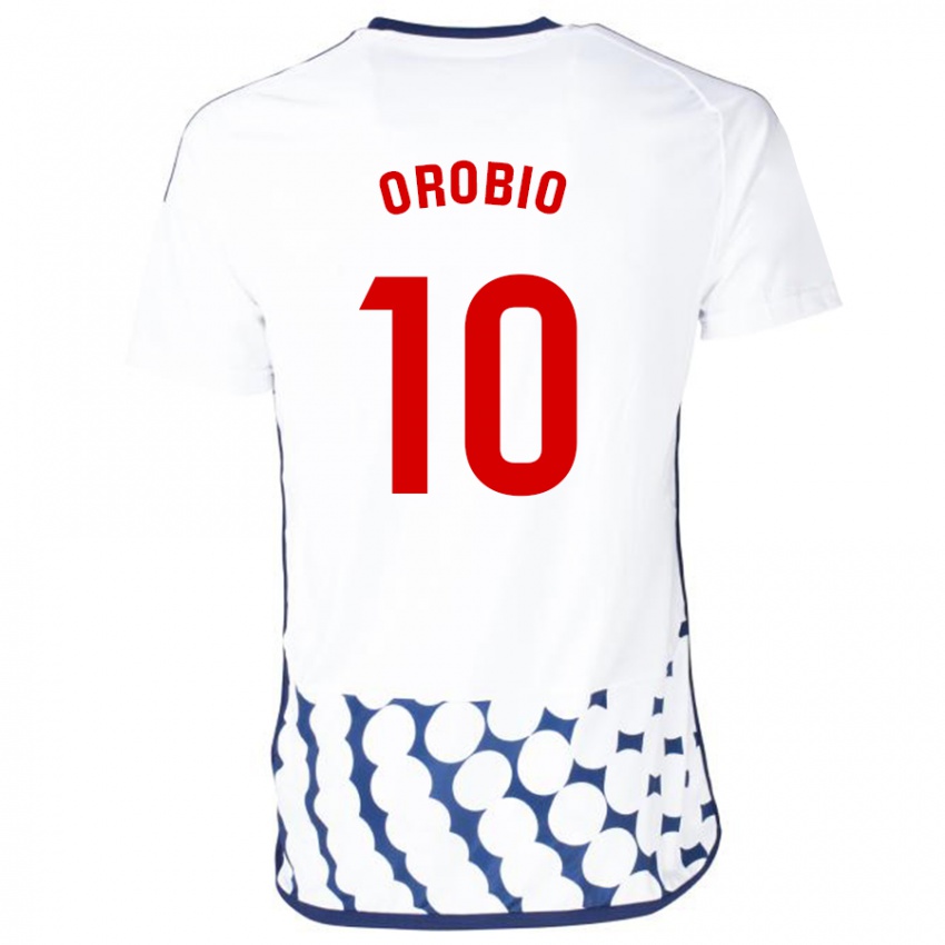 Niño Camiseta Ekhiotz Orobio #10 Blanco 2ª Equipación 2023/24 La Camisa Argentina