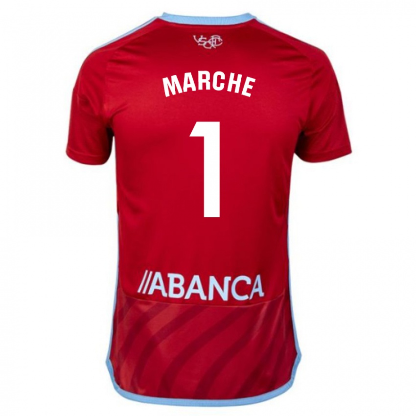 Niño Camiseta Agustin Marchesin #1 Rojo 2ª Equipación 2023/24 La Camisa Argentina