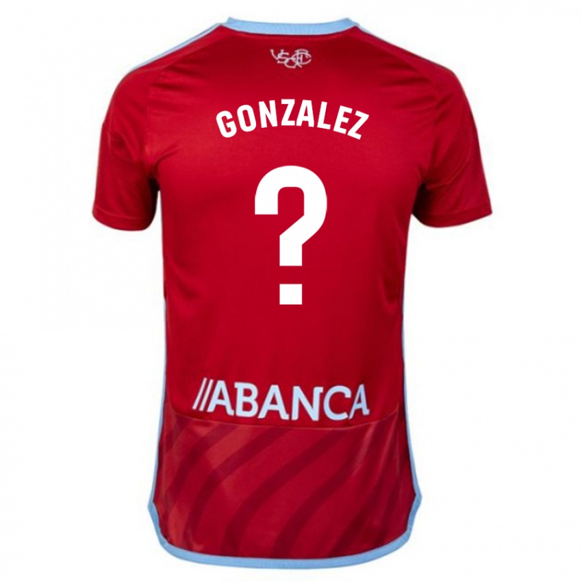 Niño Camiseta Marcos González #0 Rojo 2ª Equipación 2023/24 La Camisa Argentina