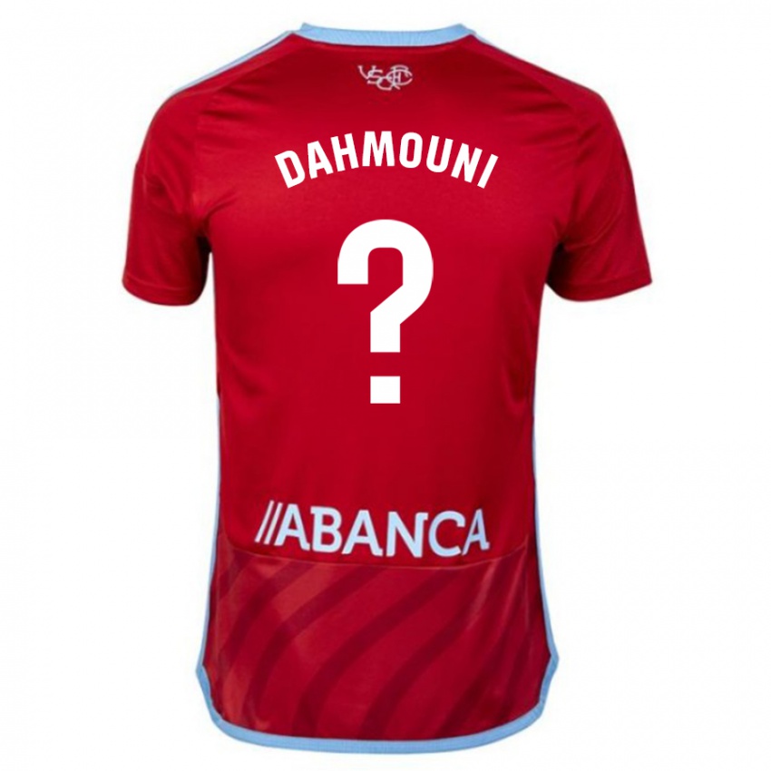 Niño Camiseta Moha Dahmouni #0 Rojo 2ª Equipación 2023/24 La Camisa Argentina