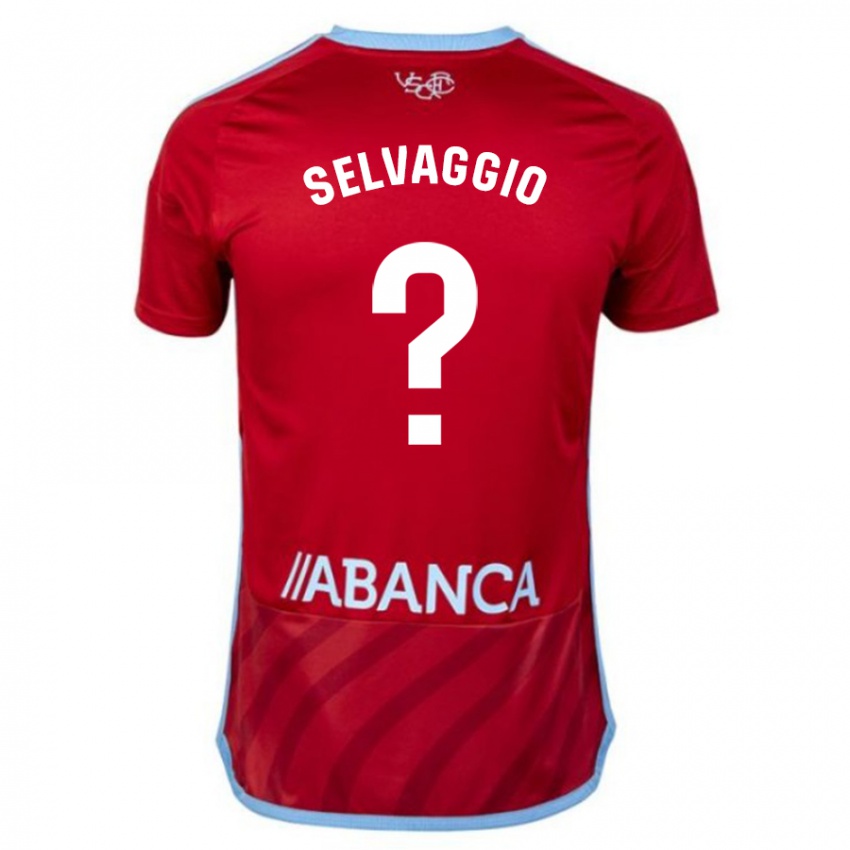 Niño Camiseta Nico Selvaggio #0 Rojo 2ª Equipación 2023/24 La Camisa Argentina