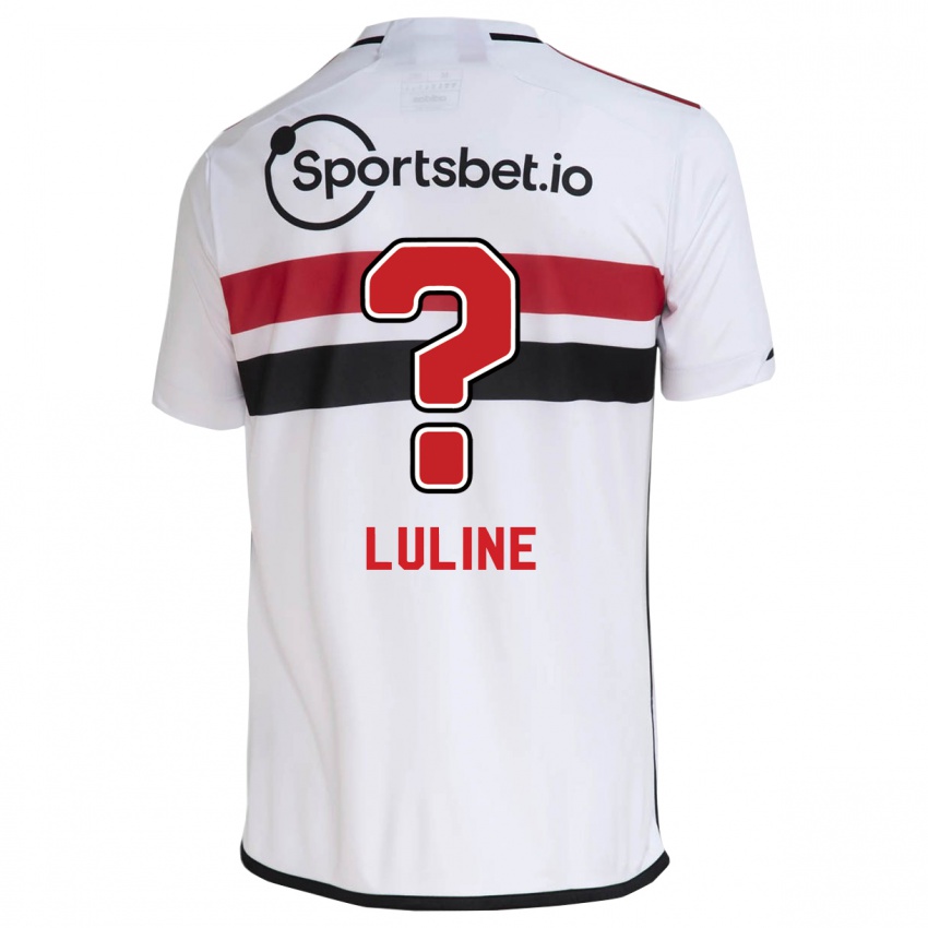 Hombre Camiseta Jonathan Luline #0 Blanco 1ª Equipación 2023/24 La Camisa Argentina