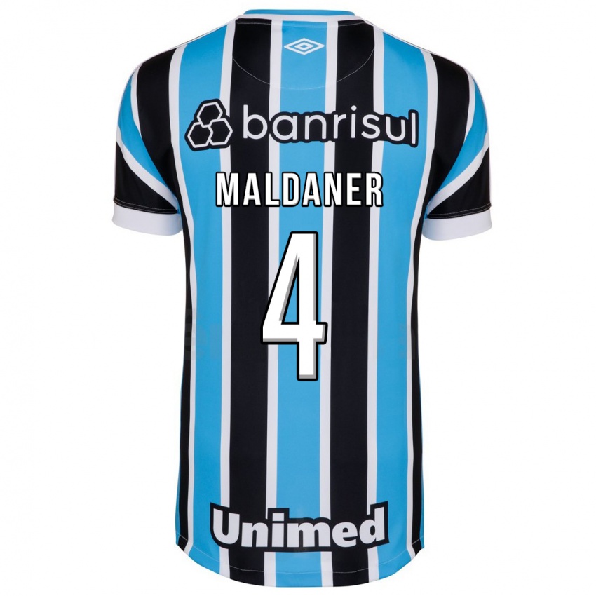 Hombre Camiseta Pati Maldaner #4 Azul 1ª Equipación 2023/24 La Camisa Argentina