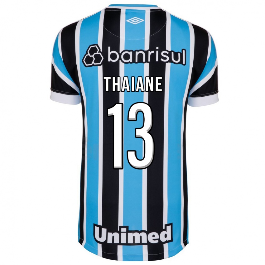Hombre Camiseta Thaiane #13 Azul 1ª Equipación 2023/24 La Camisa Argentina
