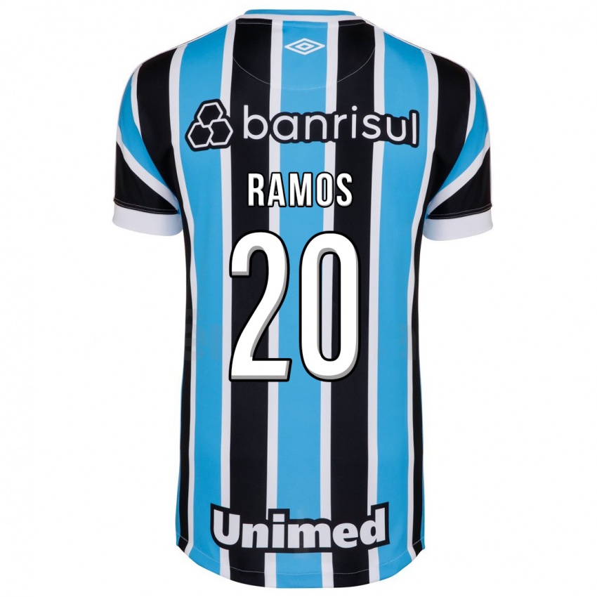 Hombre Camiseta Mónica Ramos #20 Azul 1ª Equipación 2023/24 La Camisa Argentina