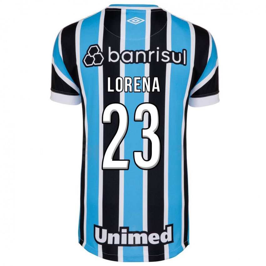 Hombre Camiseta Lorena #23 Azul 1ª Equipación 2023/24 La Camisa Argentina