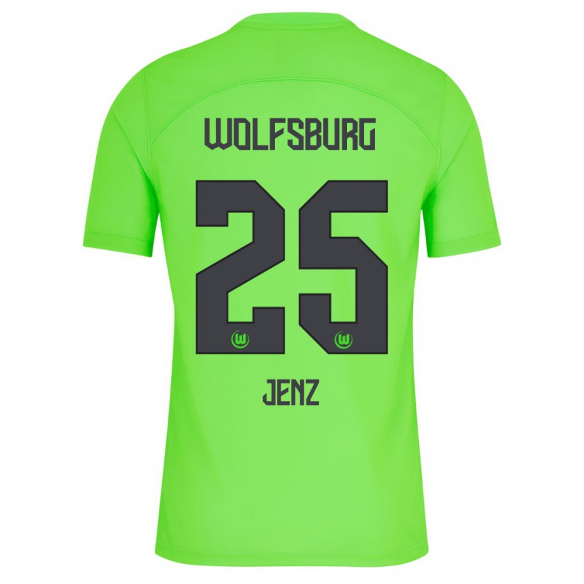Hombre Camiseta Moritz Jenz #25 Verde 1ª Equipación 2023/24 La Camisa Argentina