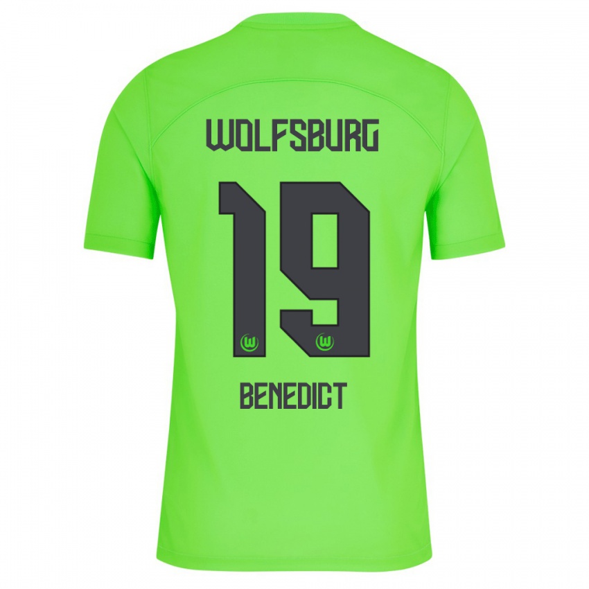 Hombre Camiseta Trevor Benedict #19 Verde 1ª Equipación 2023/24 La Camisa Argentina