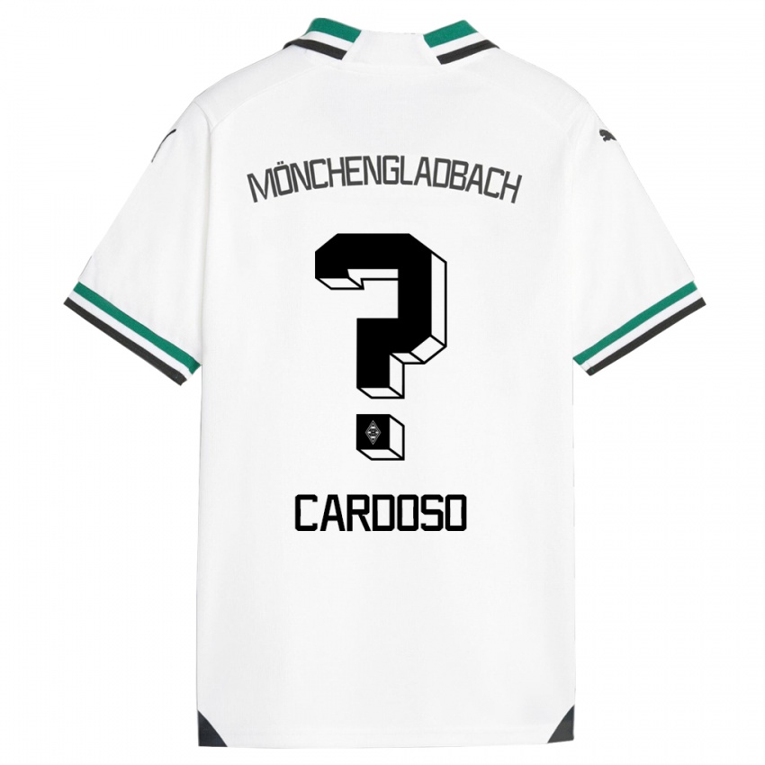 Hombre Camiseta Tiago Pereira Cardoso #0 Blanco Verde 1ª Equipación 2023/24 La Camisa Argentina