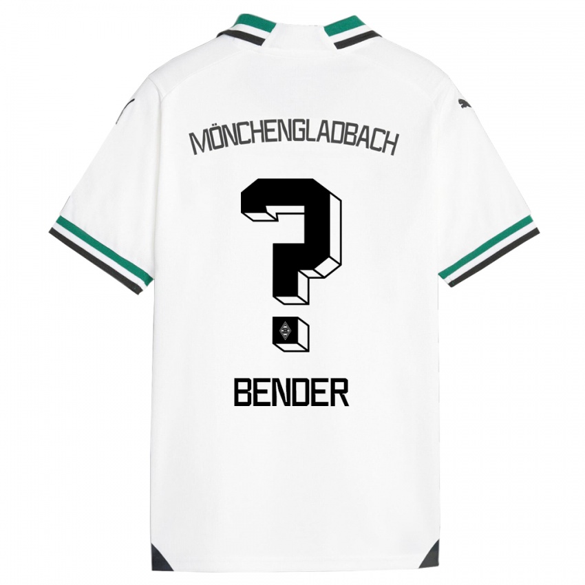 Hombre Camiseta Maurice Bender #0 Blanco Verde 1ª Equipación 2023/24 La Camisa Argentina