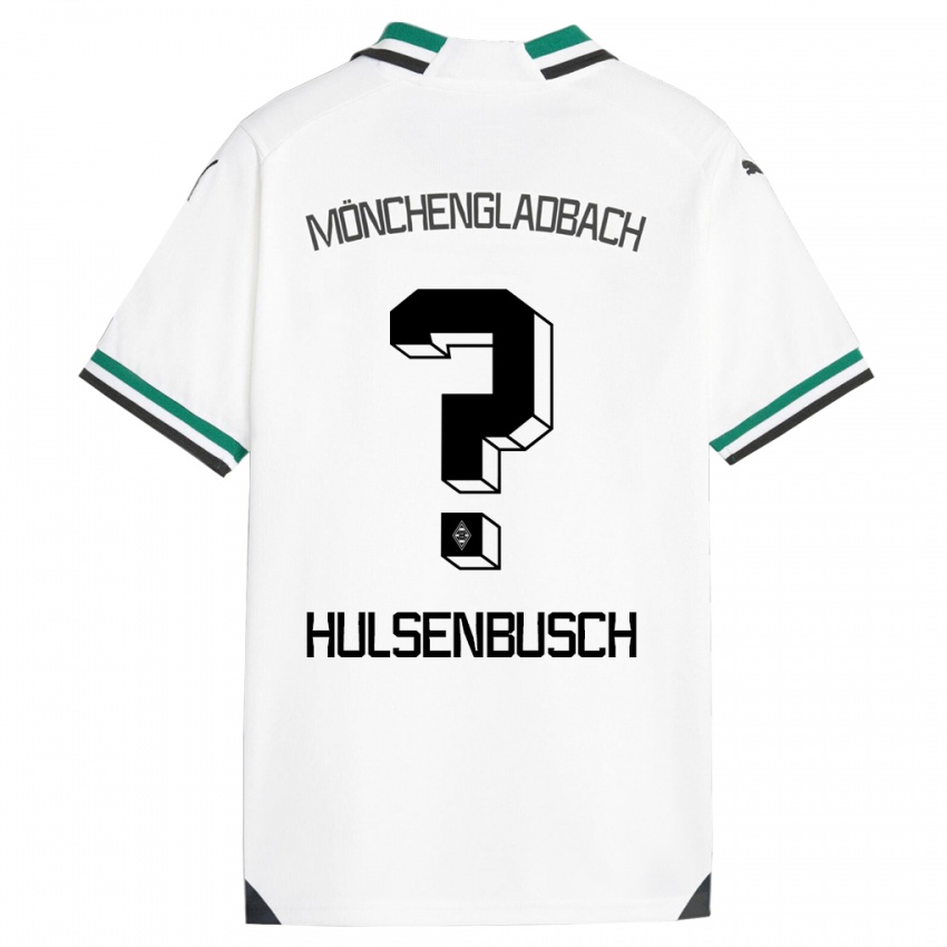 Hombre Camiseta Daniel Hülsenbusch #0 Blanco Verde 1ª Equipación 2023/24 La Camisa Argentina
