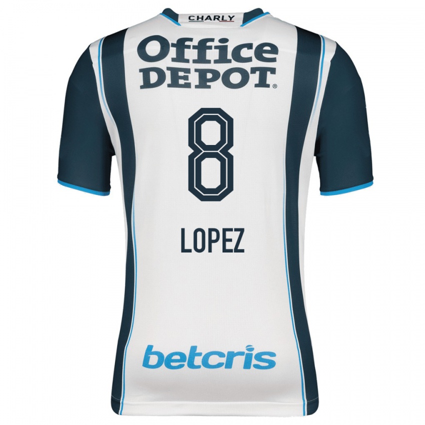 Hombre Camiseta Javier Eduardo López #8 Armada 1ª Equipación 2023/24 La Camisa Argentina