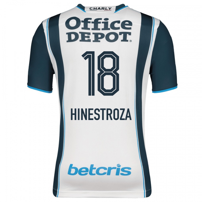 Hombre Camiseta Marino Hinestroza #18 Armada 1ª Equipación 2023/24 La Camisa Argentina