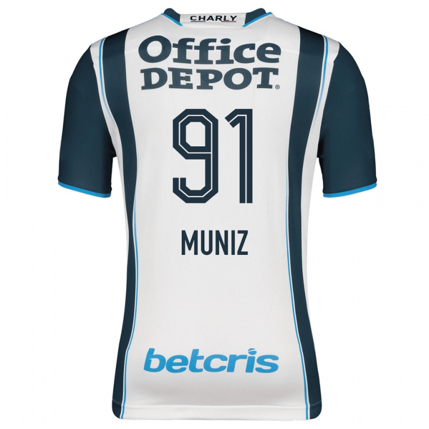 Hombre Camiseta Brandon Muñiz #91 Armada 1ª Equipación 2023/24 La Camisa Argentina