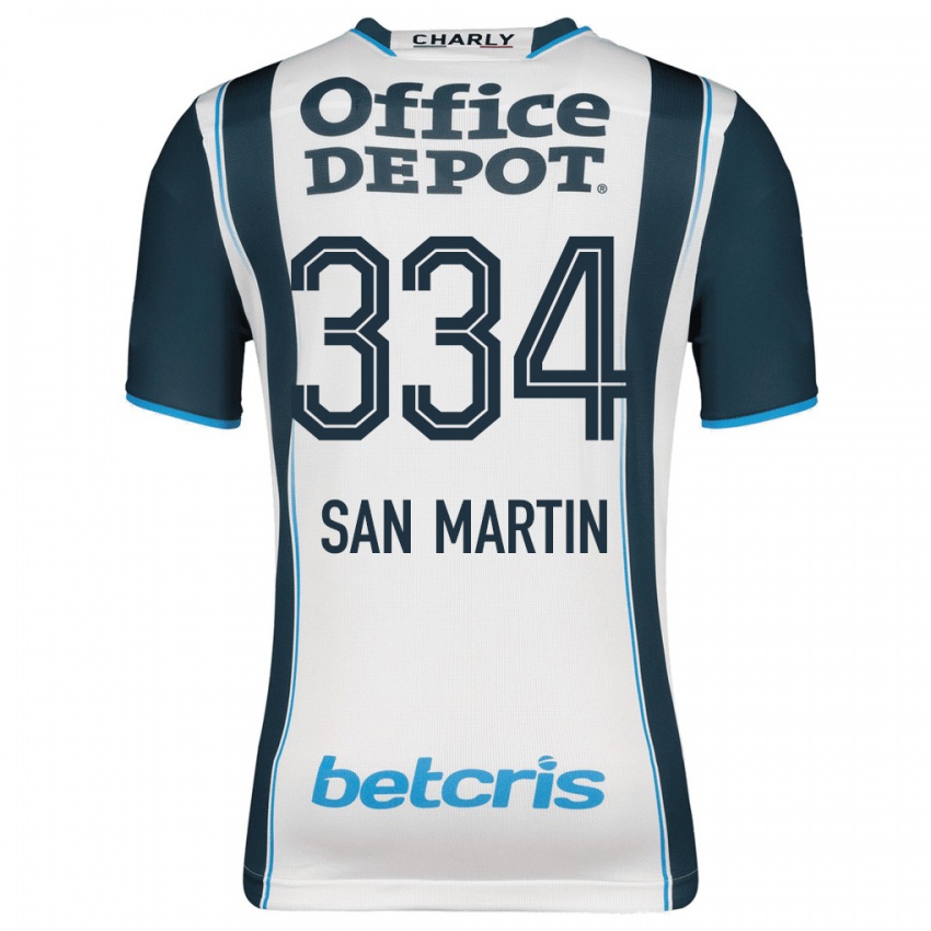 Hombre Camiseta Uziel San Martín #334 Armada 1ª Equipación 2023/24 La Camisa Argentina