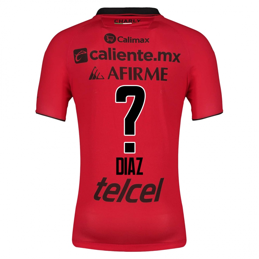 Hombre Camiseta Benny Diaz #0 Rojo 1ª Equipación 2023/24 La Camisa Argentina