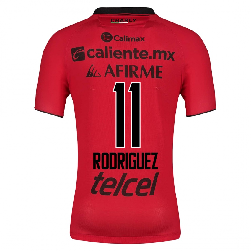 Hombre Camiseta Lucas Rodriguez #11 Rojo 1ª Equipación 2023/24 La Camisa Argentina