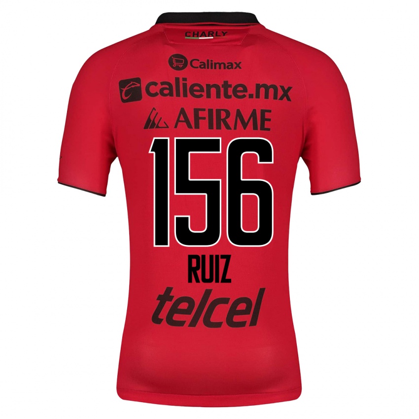 Hombre Camiseta Emilio Ruiz #156 Rojo 1ª Equipación 2023/24 La Camisa Argentina