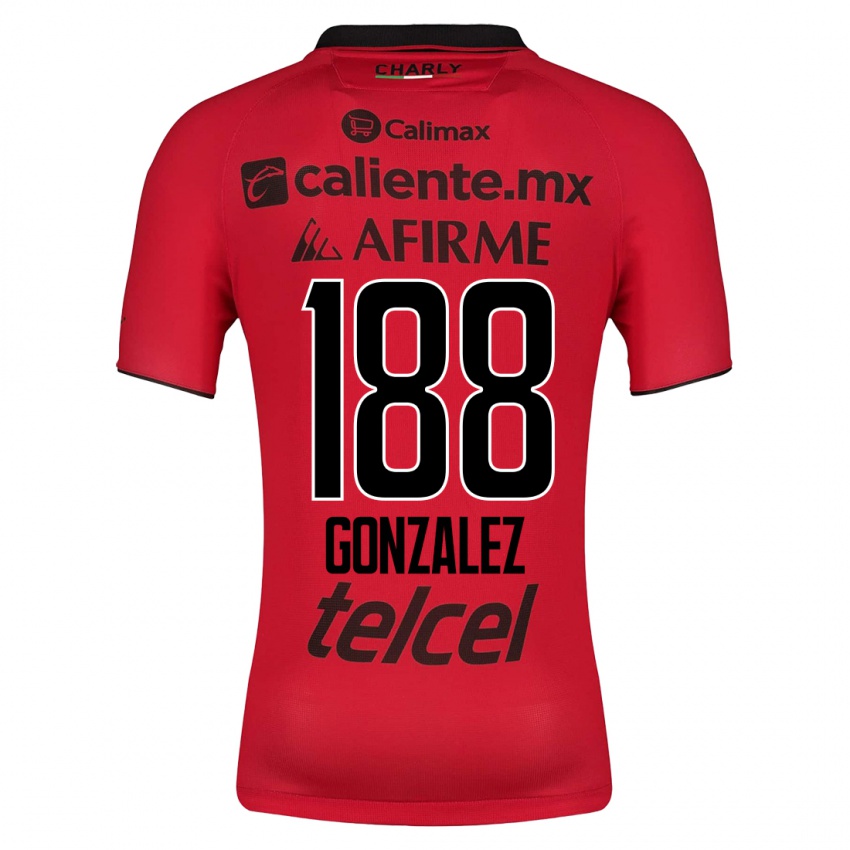 Hombre Camiseta Jorge González #188 Rojo 1ª Equipación 2023/24 La Camisa Argentina