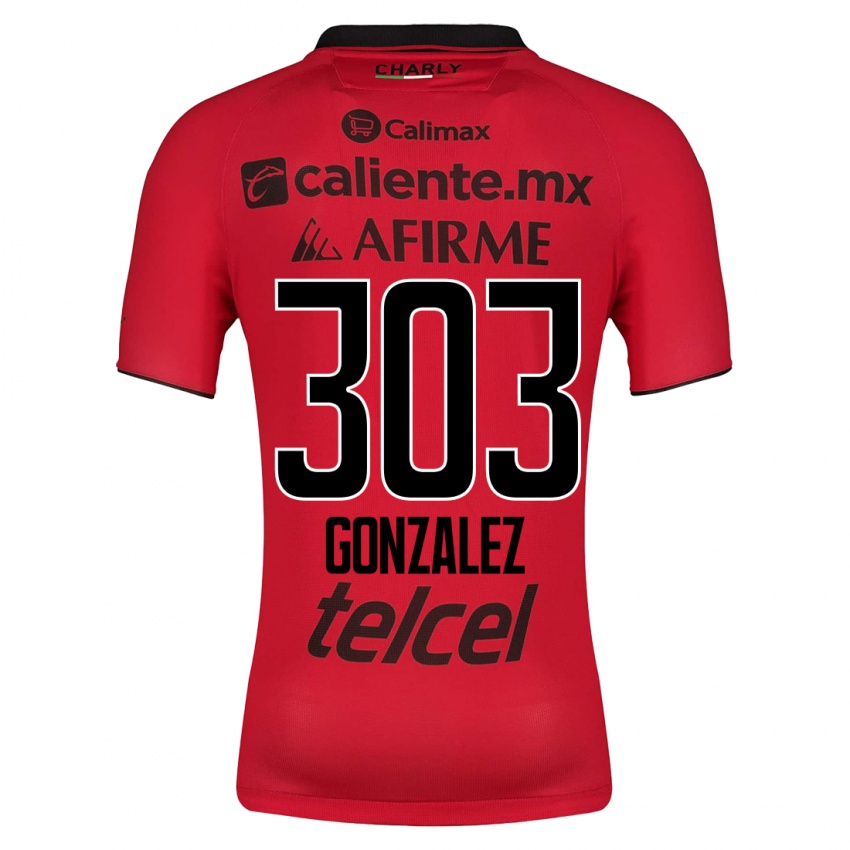 Hombre Camiseta Osmar González #303 Rojo 1ª Equipación 2023/24 La Camisa Argentina