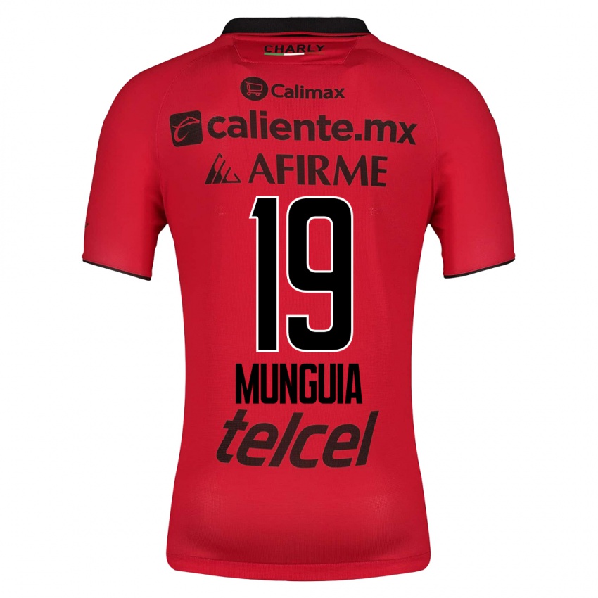 Hombre Camiseta Mariana Munguia #19 Rojo 1ª Equipación 2023/24 La Camisa Argentina