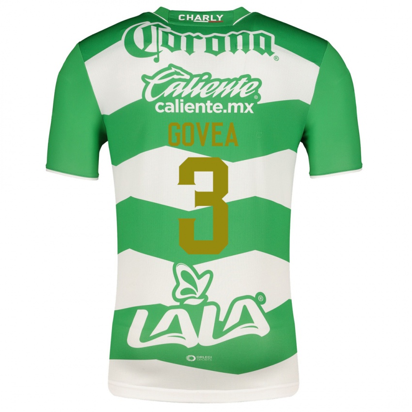 Hombre Camiseta Ismael Govea #3 Verde 1ª Equipación 2023/24 La Camisa Argentina