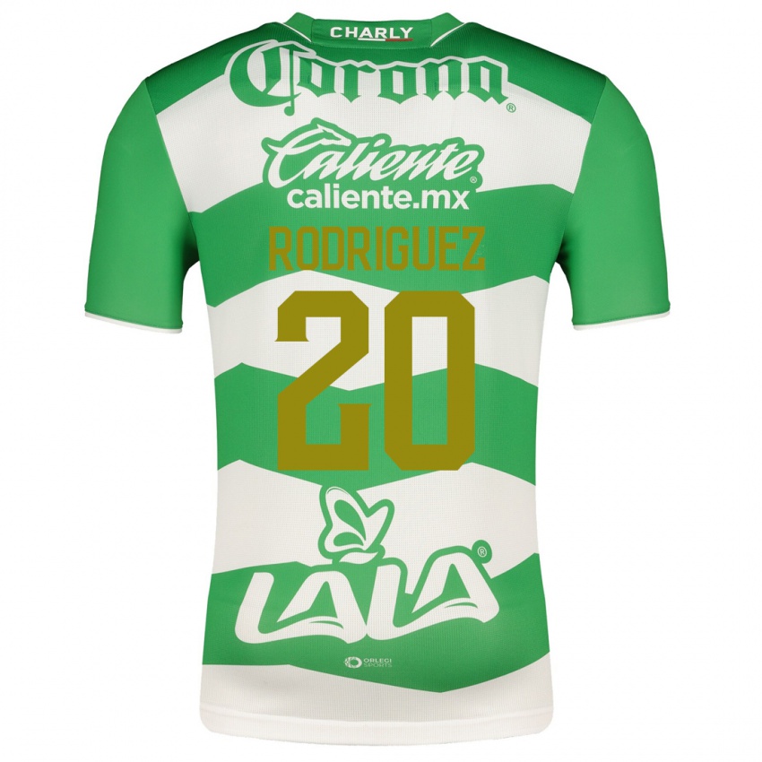 Hombre Camiseta Hugo Rodriguez #20 Verde 1ª Equipación 2023/24 La Camisa Argentina