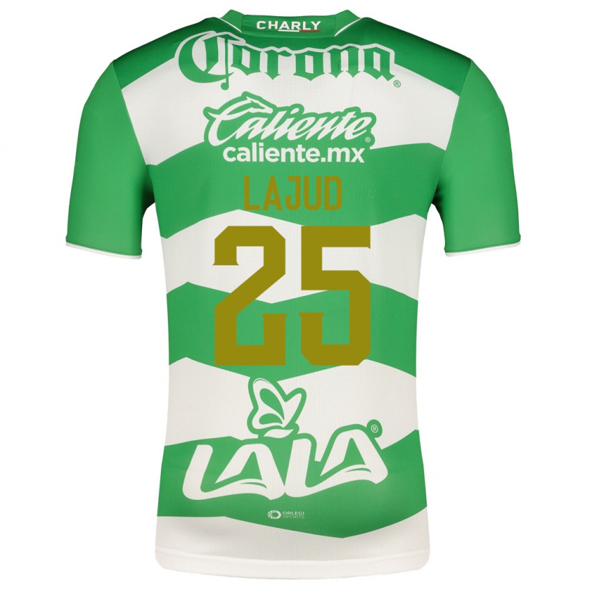 Hombre Camiseta Gibran Lajud #25 Verde 1ª Equipación 2023/24 La Camisa Argentina