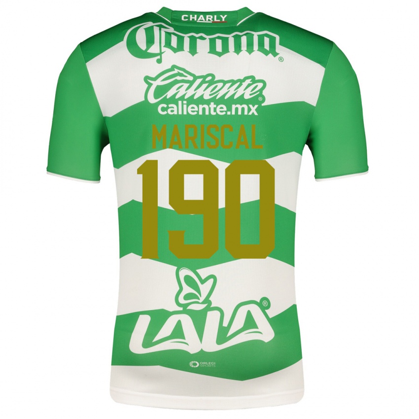 Hombre Camiseta Salvador Mariscal #190 Verde 1ª Equipación 2023/24 La Camisa Argentina