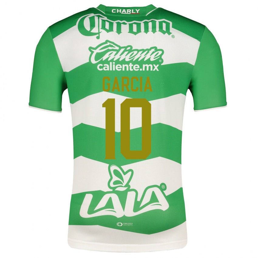 Hombre Camiseta Daniela Garcia #10 Verde 1ª Equipación 2023/24 La Camisa Argentina