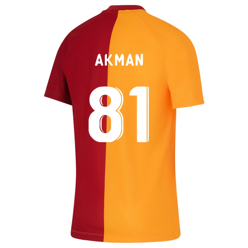 Hombre Camiseta Hamza Akman #81 Naranja 1ª Equipación 2023/24 La Camisa Argentina
