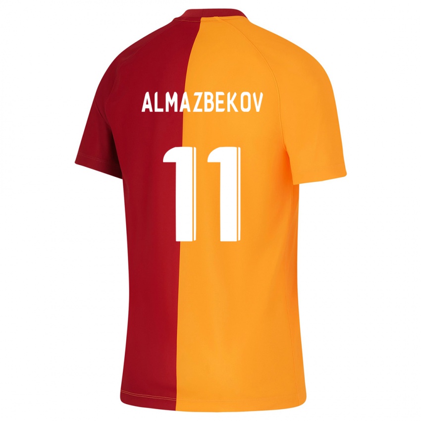 Hombre Camiseta Beknaz Almazbekov #11 Naranja 1ª Equipación 2023/24 La Camisa Argentina
