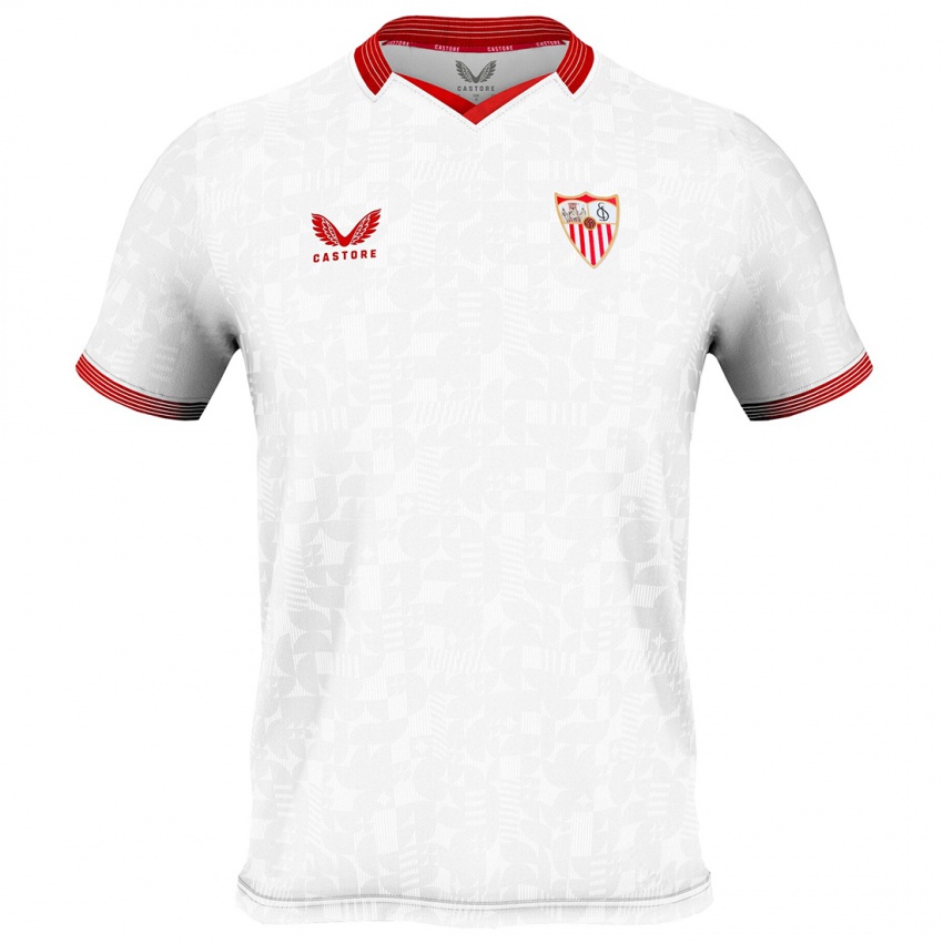 Hombre Camiseta Alba Cerrato Izquierdo #29 Blanco 1ª Equipación 2023/24 La Camisa Argentina