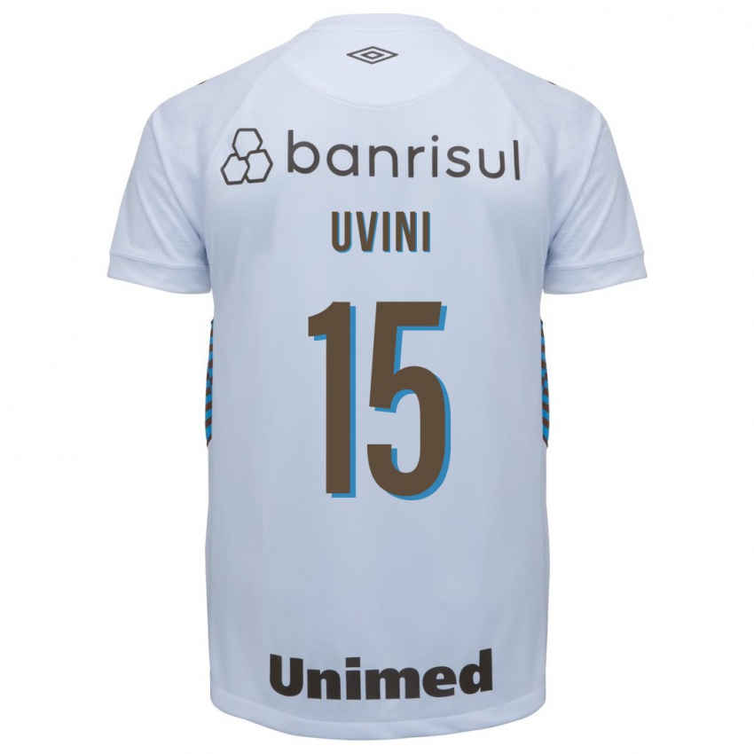 Hombre Camiseta Bruno Uvini #15 Blanco 2ª Equipación 2023/24 La Camisa Argentina