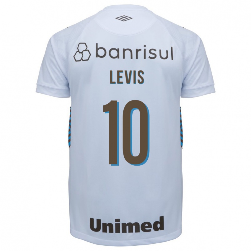 Hombre Camiseta Rafa Levis #10 Blanco 2ª Equipación 2023/24 La Camisa Argentina