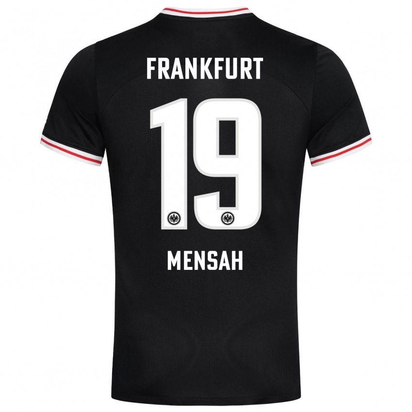 Hombre Camiseta Keziah Oteng-Mensah #19 Negro 2ª Equipación 2023/24 La Camisa Argentina