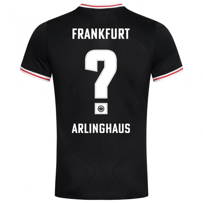 Hombre Camiseta Max Arlinghaus #0 Negro 2ª Equipación 2023/24 La Camisa Argentina