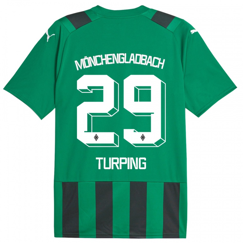 Hombre Camiseta Selim Turping #29 Verde Negro 2ª Equipación 2023/24 La Camisa Argentina