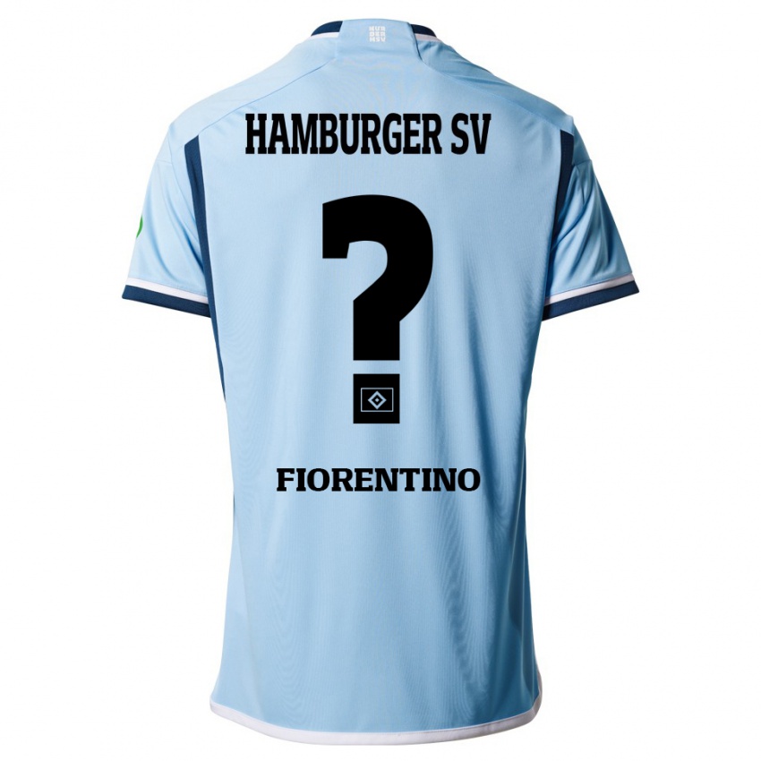 Hombre Camiseta Gianluca Fiorentino #0 Azul 2ª Equipación 2023/24 La Camisa Argentina