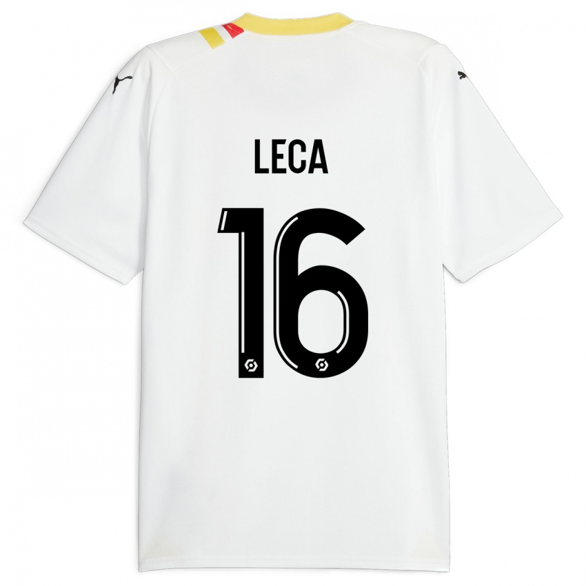 Hombre Camiseta Jean-Louis Leca #16 Negro 2ª Equipación 2023/24 La Camisa Argentina