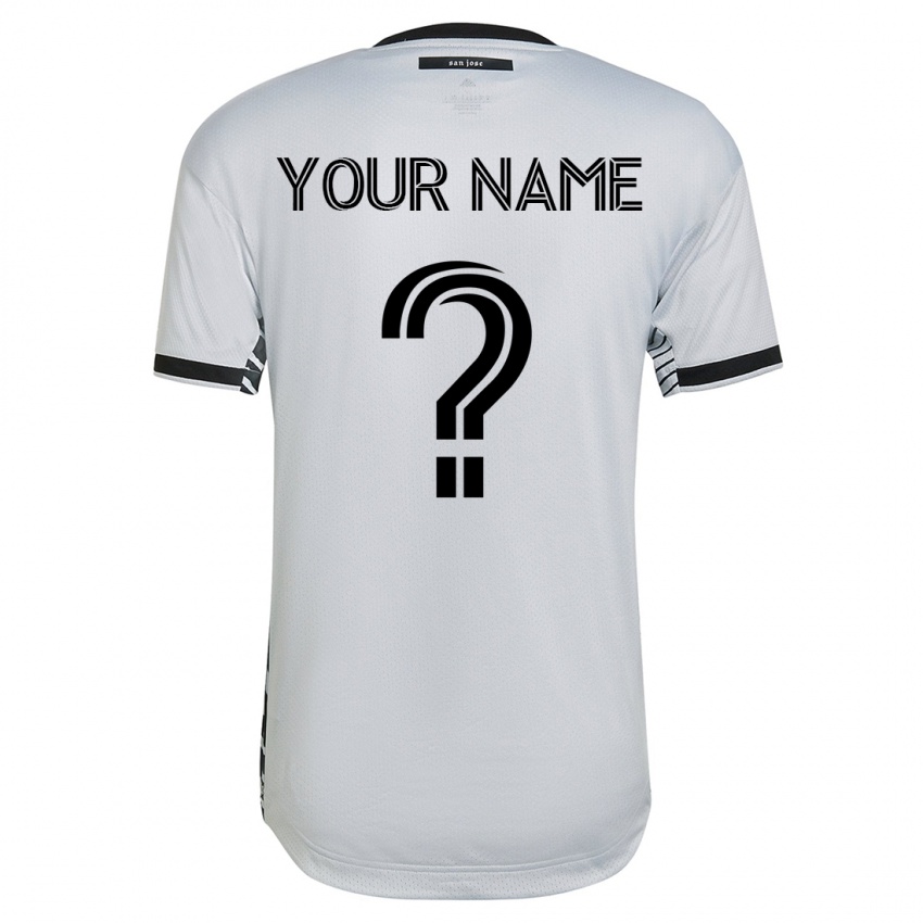 Hombre Camiseta Su Nombre #0 Blanco 2ª Equipación 2023/24 La Camisa Argentina