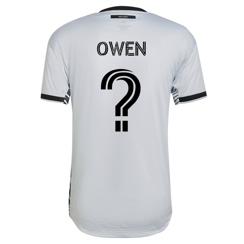 Hombre Camiseta Connor Owen #0 Blanco 2ª Equipación 2023/24 La Camisa Argentina