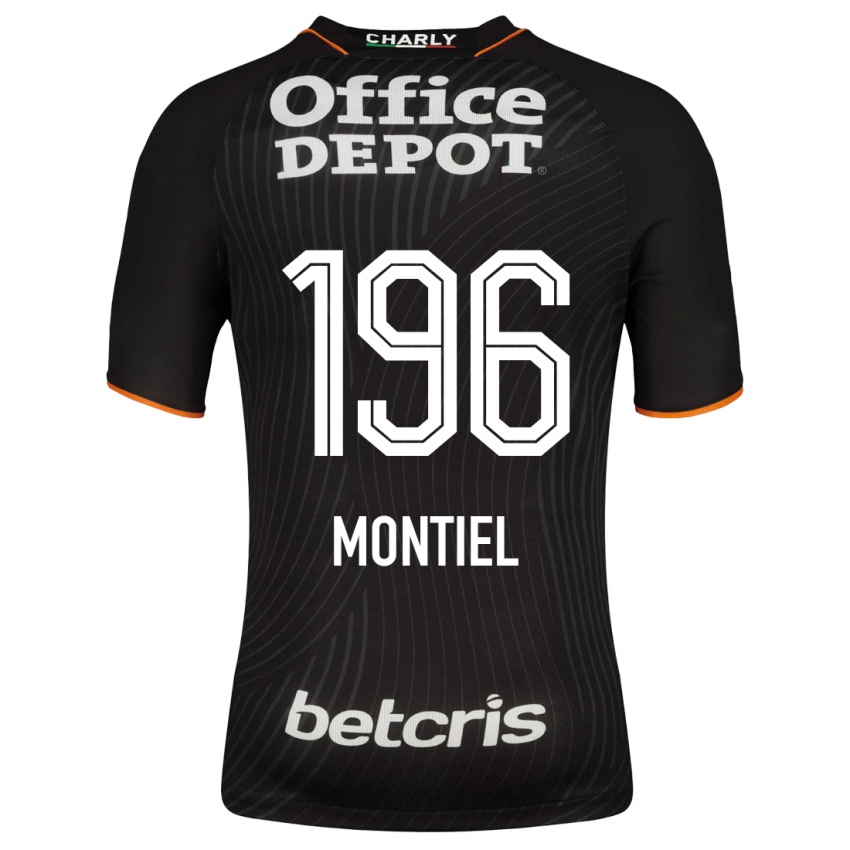 Hombre Camiseta Elías Montiel #196 Negro 2ª Equipación 2023/24 La Camisa Argentina