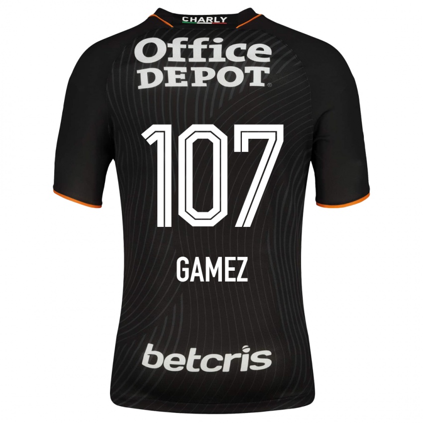 Hombre Camiseta Sergio Gámez #107 Negro 2ª Equipación 2023/24 La Camisa Argentina