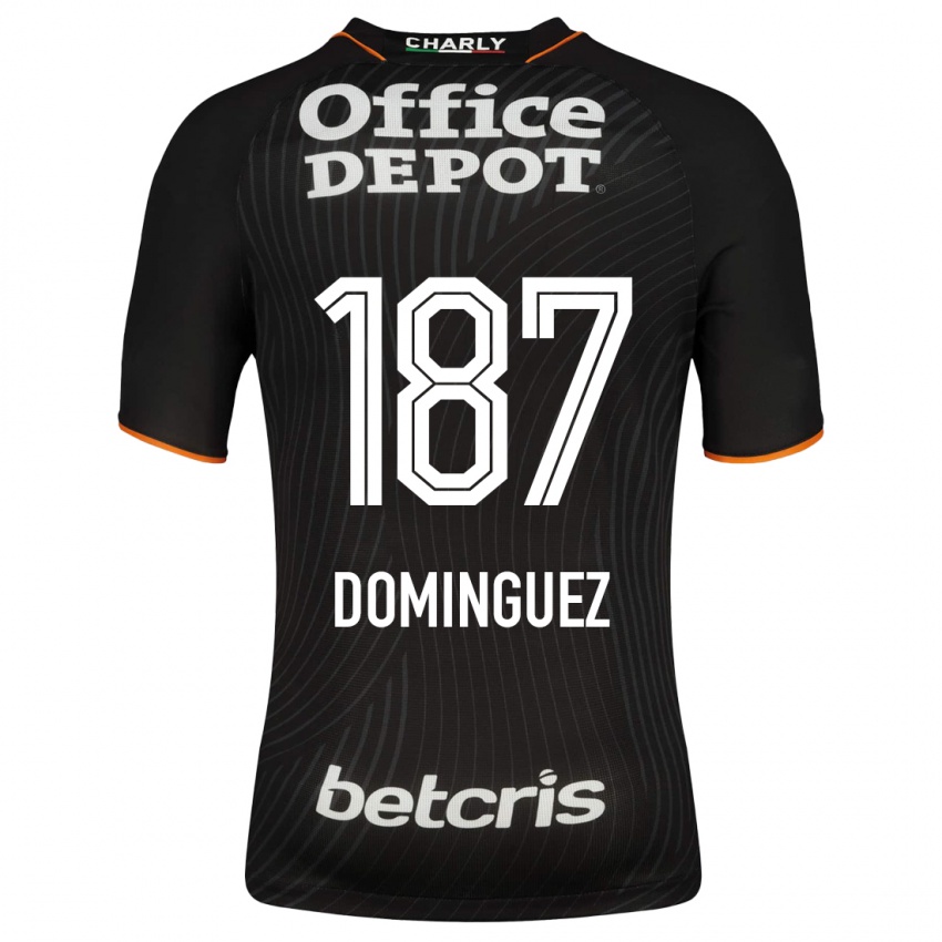Hombre Camiseta Alexéi Domínguez #187 Negro 2ª Equipación 2023/24 La Camisa Argentina