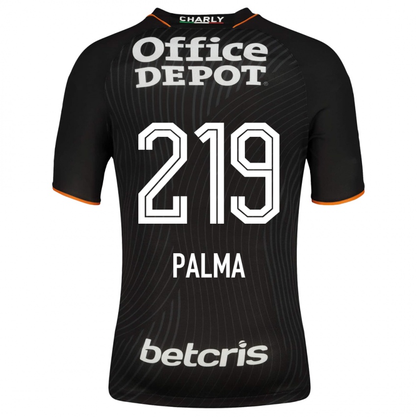 Hombre Camiseta Pablo Palma #219 Negro 2ª Equipación 2023/24 La Camisa Argentina