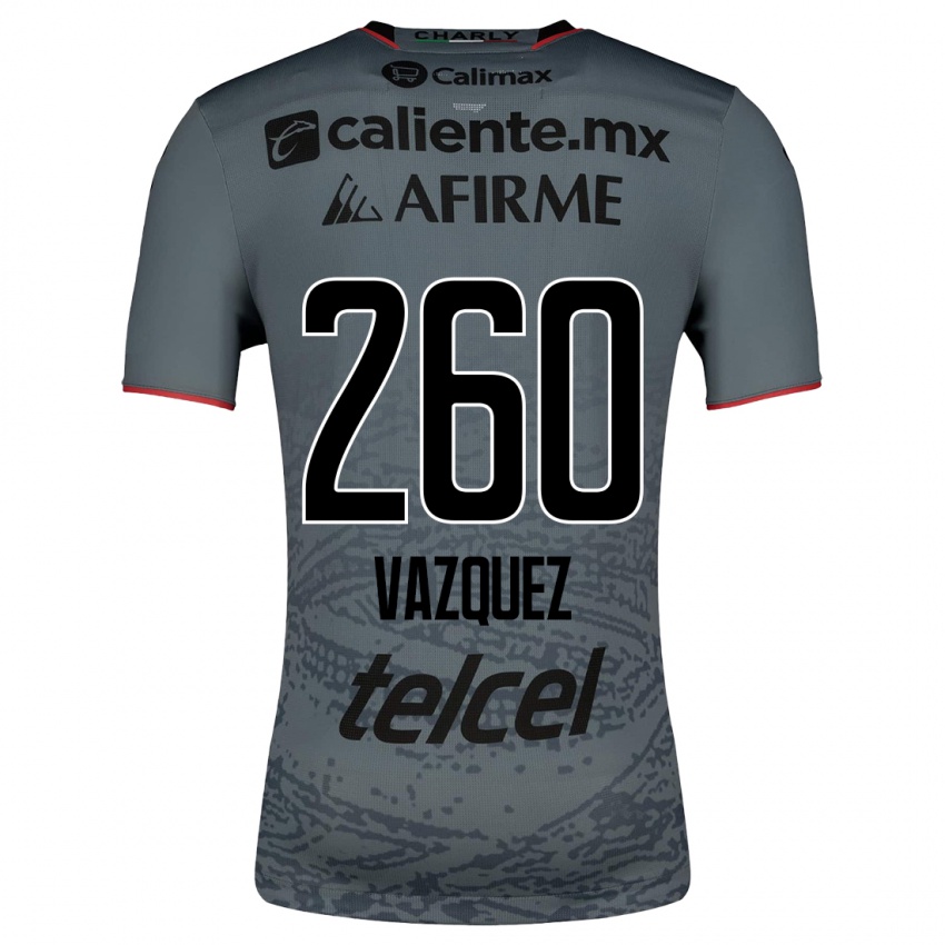 Hombre Camiseta Octavio Vázquez #260 Gris 2ª Equipación 2023/24 La Camisa Argentina