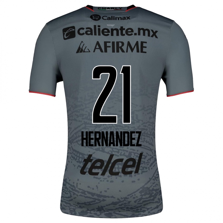 Hombre Camiseta Inglis Hernandez #21 Gris 2ª Equipación 2023/24 La Camisa Argentina