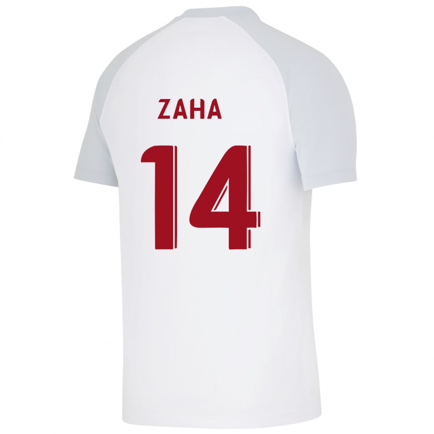 Hombre Camiseta Wilfried Zaha #14 Blanco 2ª Equipación 2023/24 La Camisa Argentina